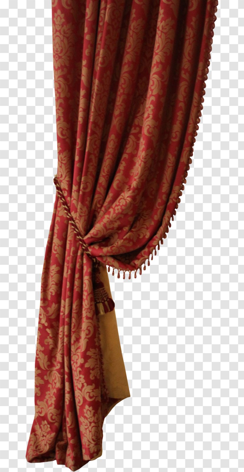 Window Treatment Curtain Drapery Valance - Lining - Red Curtains Transparent PNG
