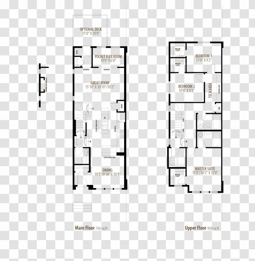 Floor Plan House Duplex Home Bathroom - Stairs - Taiwan Gourmet Square Poster Transparent PNG