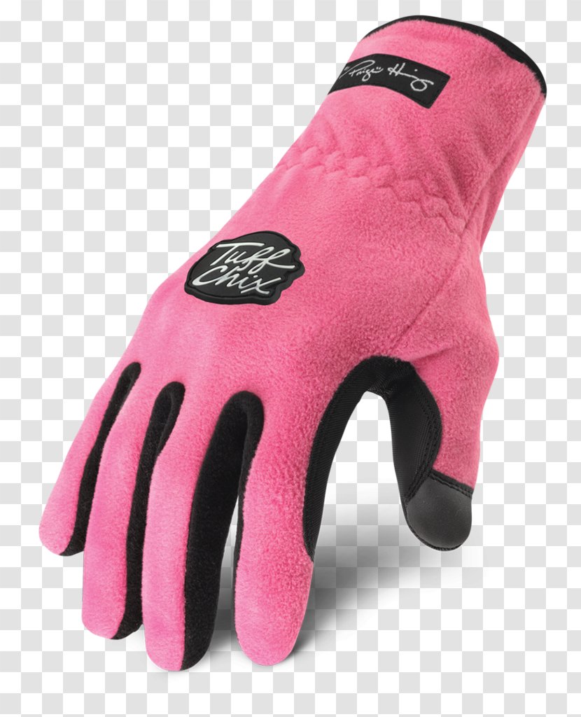 Glove Polar Fleece Amazon.com Textile Price - Pink - Work Gloves Transparent PNG