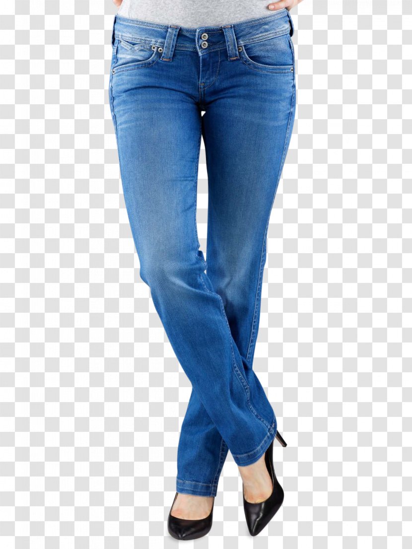 Jeans Pants Denim Pocket Blue - Watercolor Transparent PNG