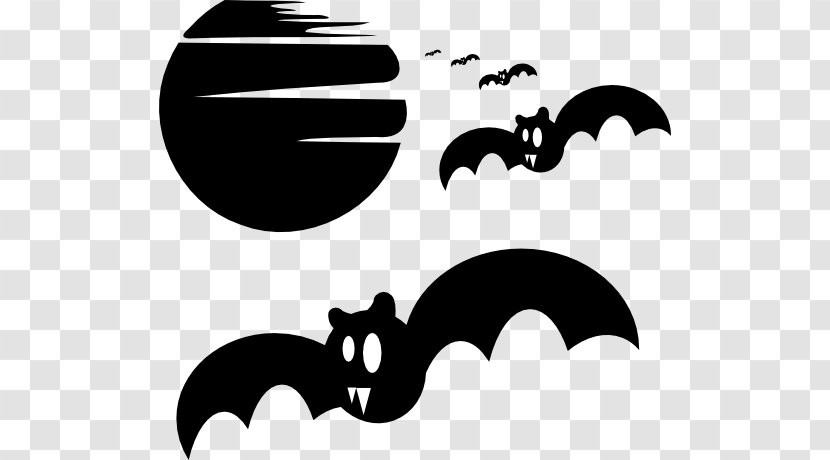 Spooky Halloween Clip Art - Bats Pictures Transparent PNG