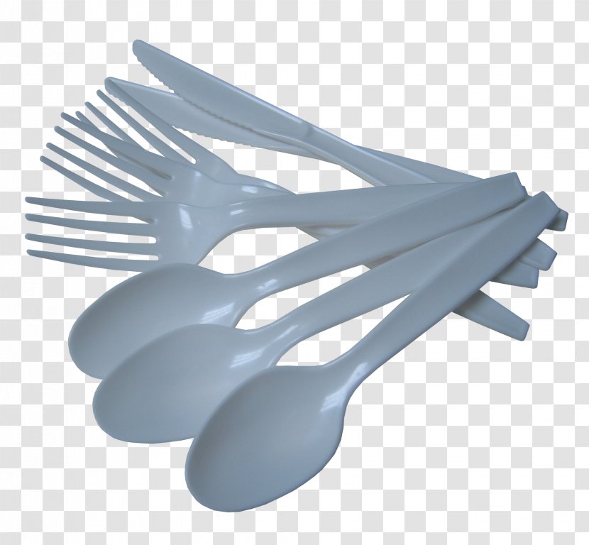 Paper Plastic Spoon Waste Poly - Tableware - Fork Transparent PNG
