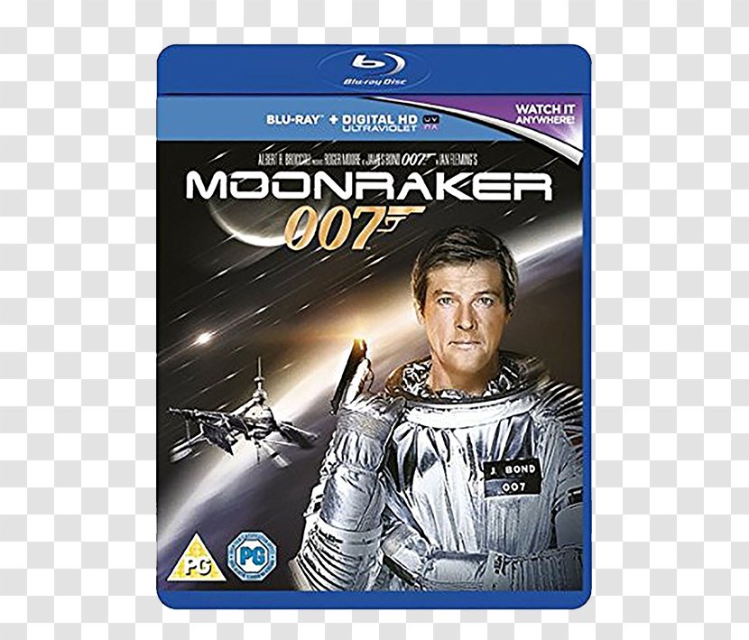 Ian Fleming Moonraker James Bond Blu-ray Disc DVD - Film Transparent PNG