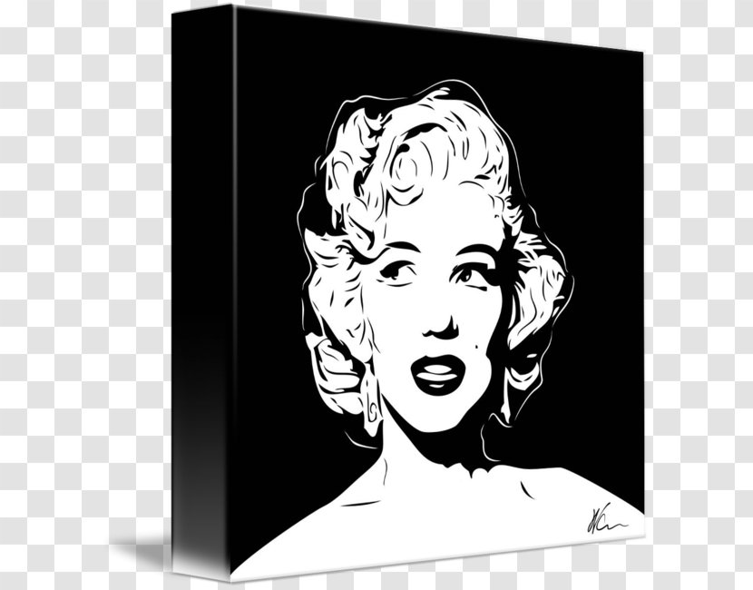 Canvas Print Pop Art Poster - Drawings Of Marilyn Monroe Transparent PNG