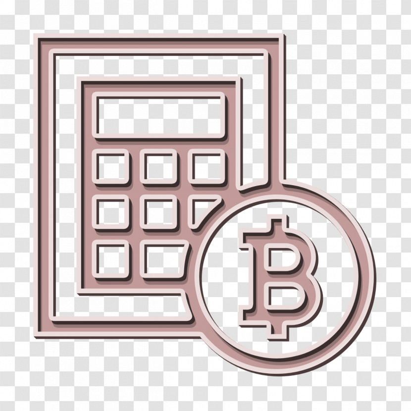 Bitcoin Icon Cost Icon Calculator Icon Transparent PNG