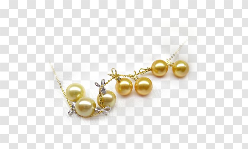 Pearl Earring Necklace Jewellery Designer Transparent PNG