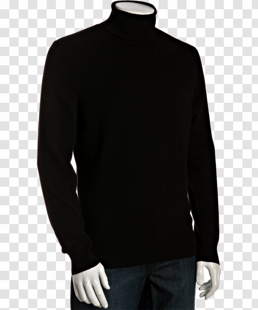 T-shirt Polo Neck Sweater Sleeve Cashmere Wool - Silhouette Transparent PNG