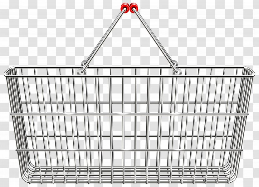 Shopping Cart Basket Clip Art - Grocery Cliparts Transparent PNG