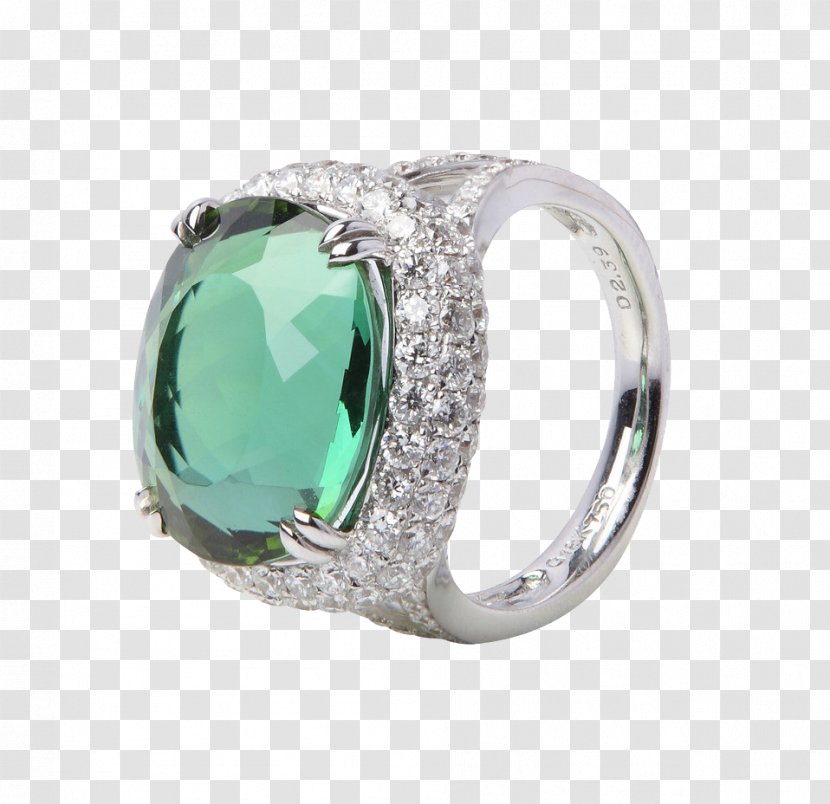 Emerald Ring Jewellery - Rings - Silver Transparent PNG