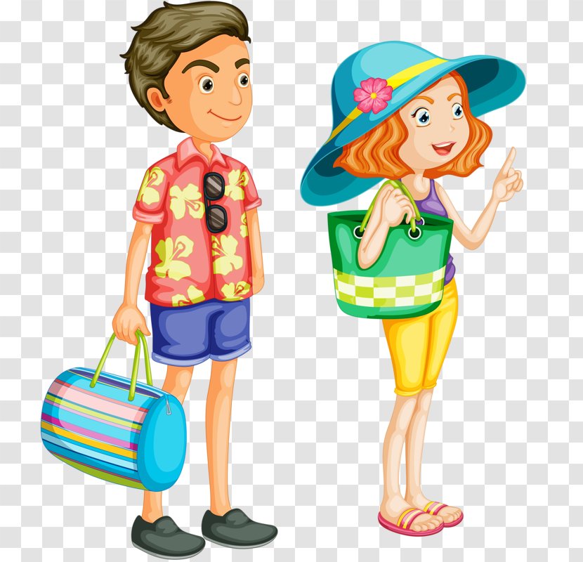 Cartoon Clip Art - Tree - Couple Transparent PNG