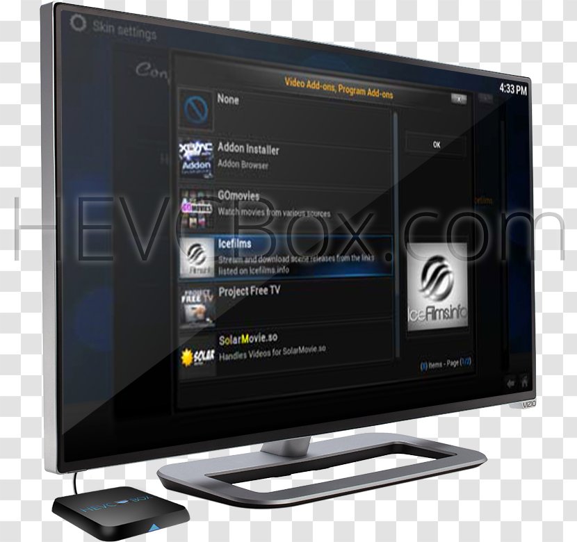 LCD Television Computer Monitors Set LED-backlit - Electronics - KODI Transparent PNG
