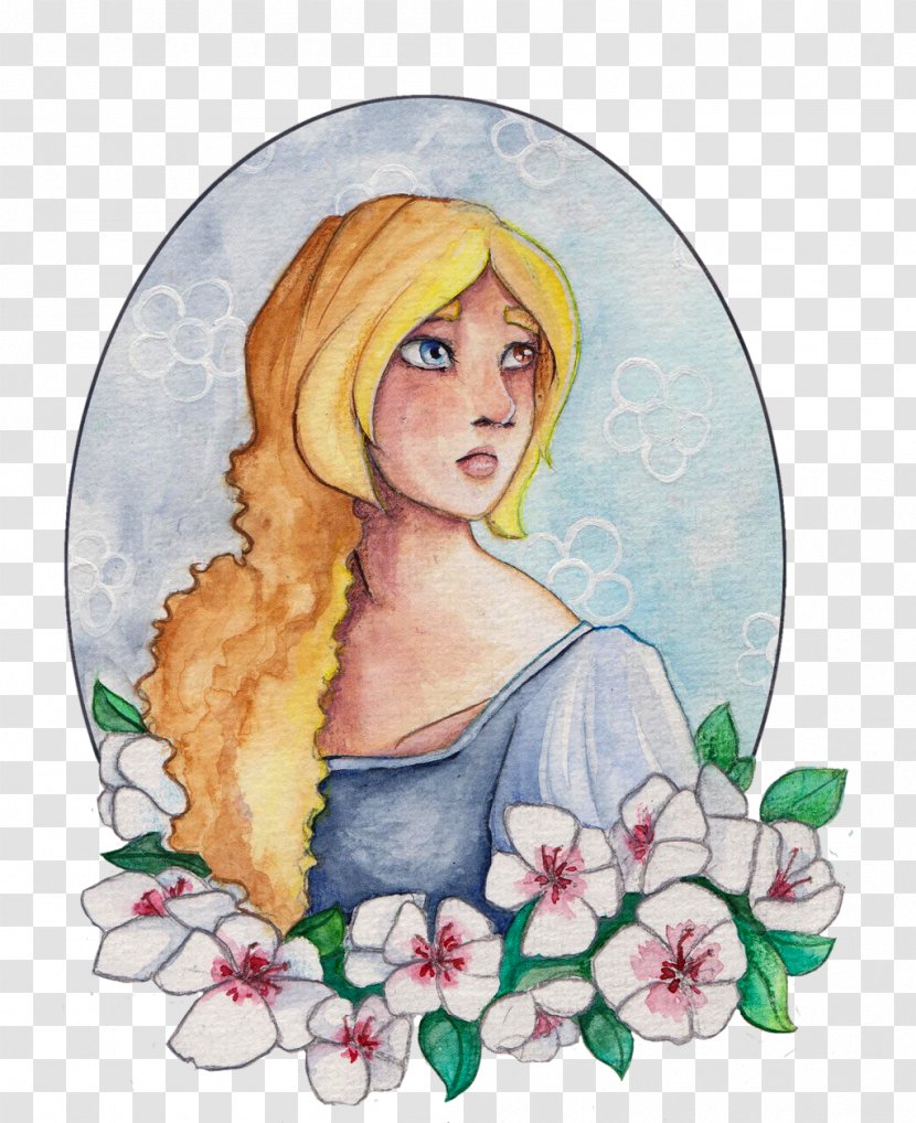 Almond Blossoms Drawing Fan Art Flower - Fictional Character - Smile Transparent PNG