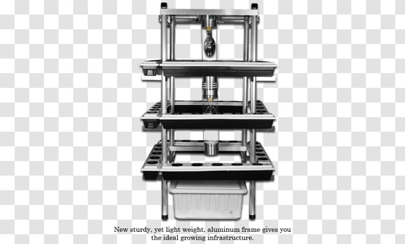 Hydroponics Furniture Nutrient Film Technique Aeroponics - Kitchen Appliance - CFL Grow Box Plans Transparent PNG