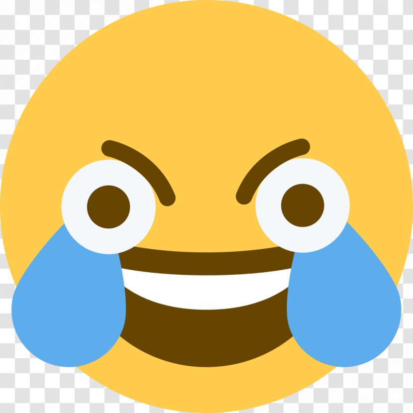 Face With Tears Of Joy Emoji Laughter Smile Crying - Sticker Transparent PNG