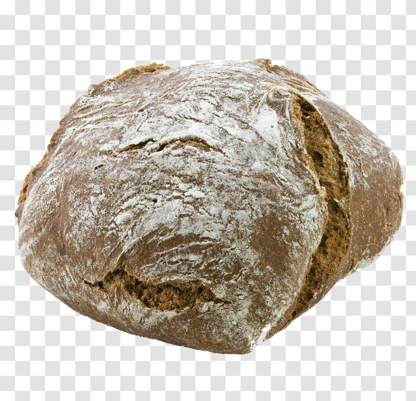 Rye Bread Pumpernickel Graham Brown Sourdough - Loaf Transparent PNG