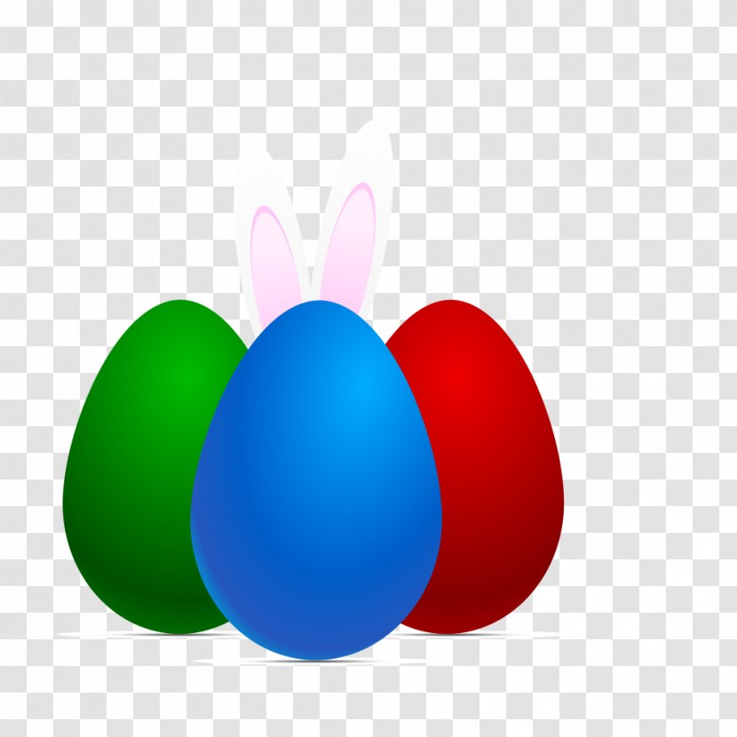 Easter Bunny Egg - Rabbit - Vector Material Transparent PNG