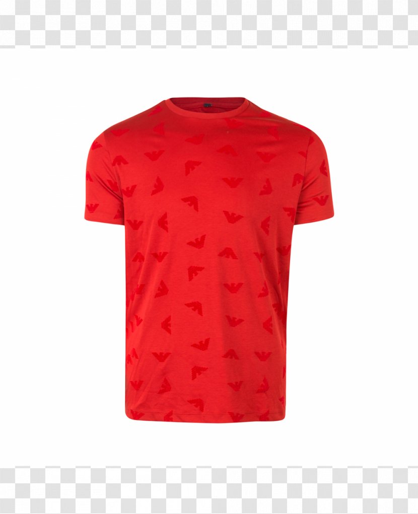 T-shirt Neck - Active Shirt - Printed T Red Transparent PNG