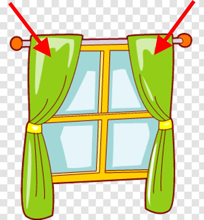 Window Panda Pop Royalty-free Clip Art - Yellow - Curtains Transparent PNG
