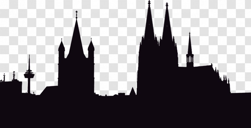 Cologne Cathedral Silhouette Church Steeple - Architecture Transparent PNG