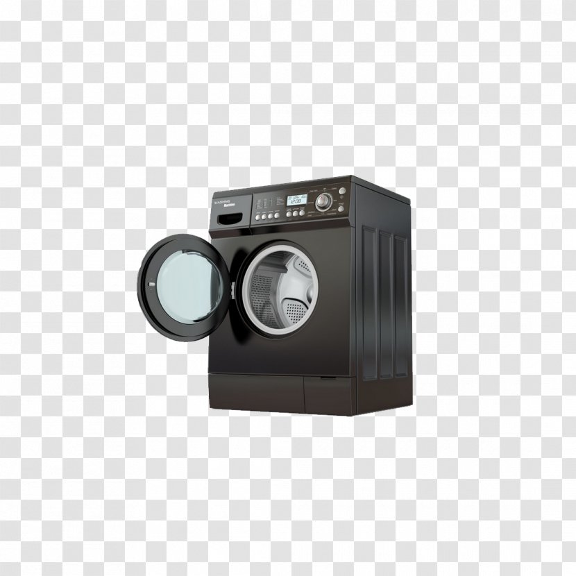 Home Appliance Washing Machine Clothes Dryer Refrigerator Major - Haier Transparent PNG