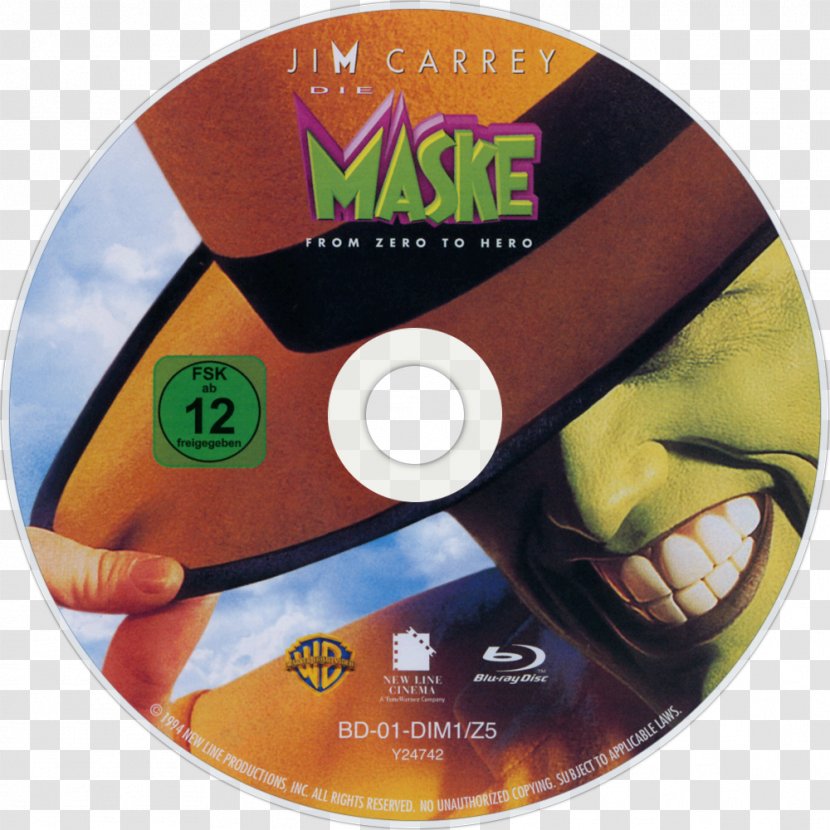 Stanley Ipkiss Blu-ray Disc The Mask Compact - Bluray - Jim Carrey Transparent PNG