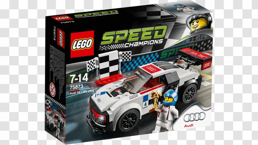 Audi R8 LMS (2016) Car R18 Lego Speed Champions Transparent PNG