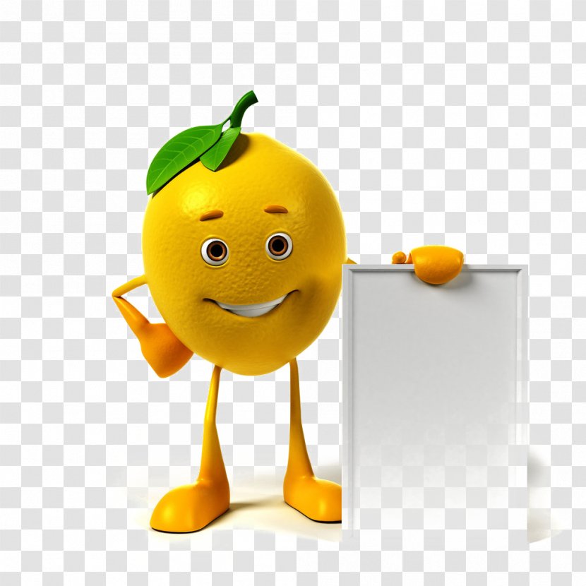 Lemon Stock Illustration - Happiness - A Mango Transparent PNG