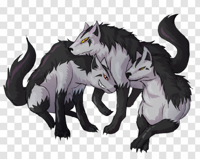 Cat Mightyena Houndoom Hyena Absol - Tail Transparent PNG