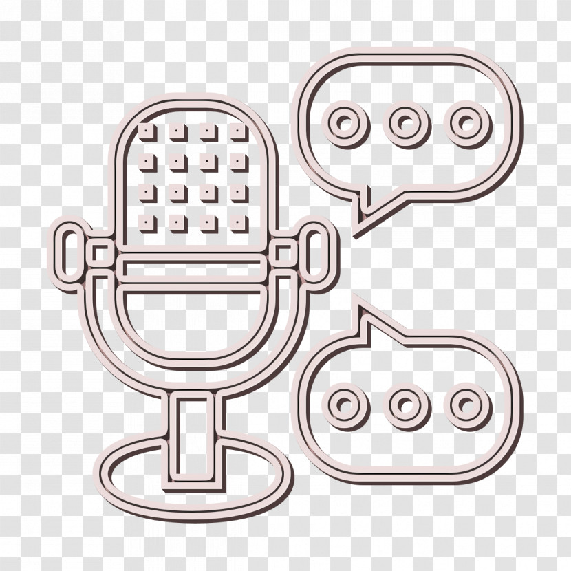Radio Icon Microphone Icon Artificial Intelligence Icon Transparent PNG