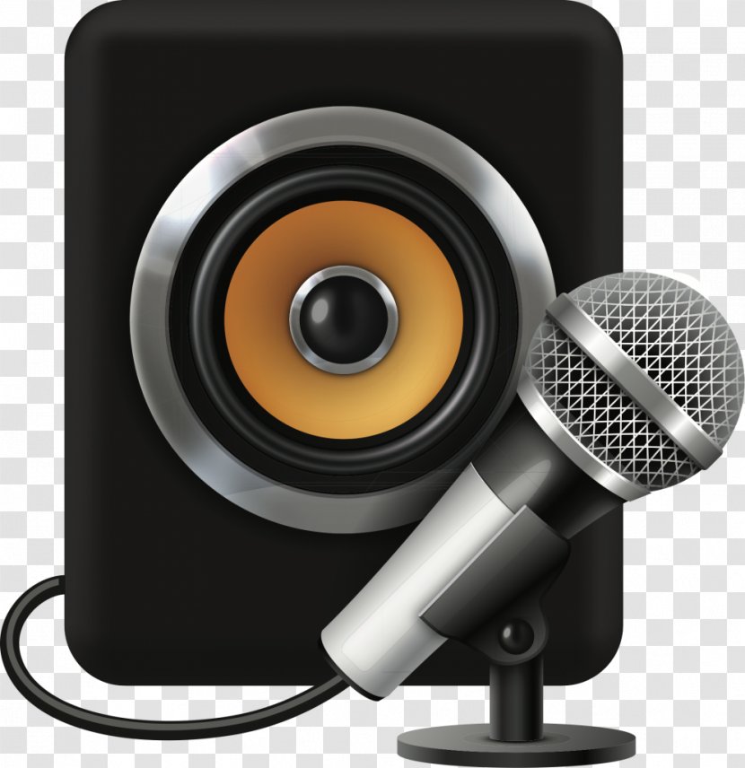 Computer Speakers Microphone Sound Loudspeaker Transparent PNG