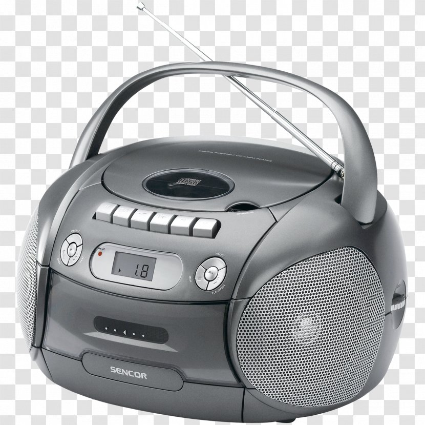 Boombox Product Design Output Device Stereophonic Sound - Radio Transparent PNG