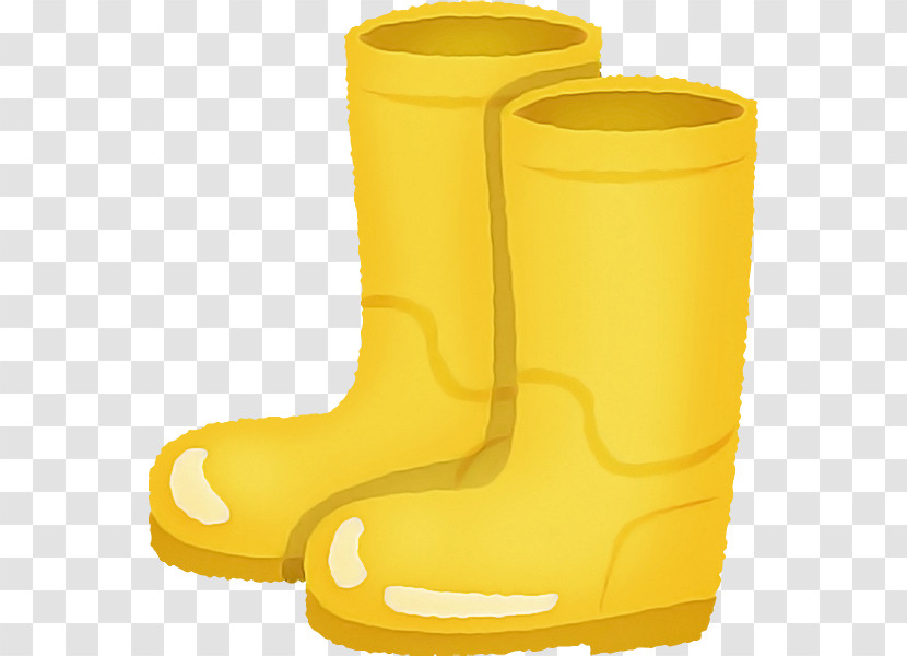 Boot Yellow Galoshes Shoe Wellington Boot Transparent PNG