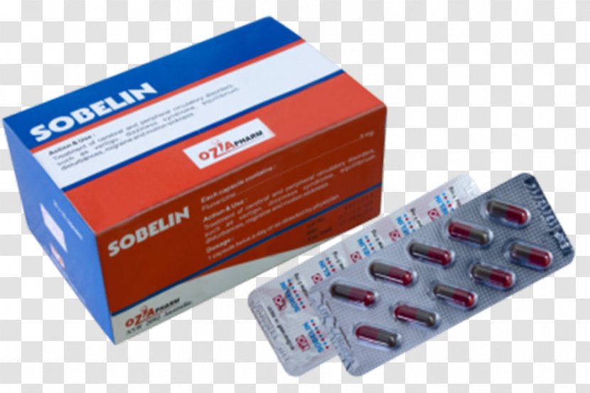 Flunarizine Pharmaceutical Drug Migraine Therapy Hydrochloride - Pill - Tablet Transparent PNG