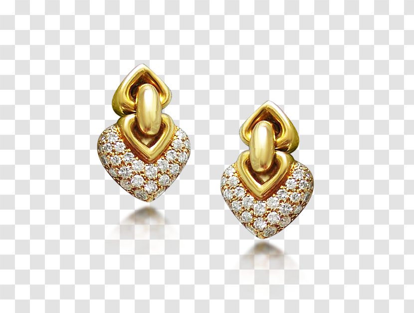 Earring Jewellery Gold Necklace - Diamond Transparent PNG