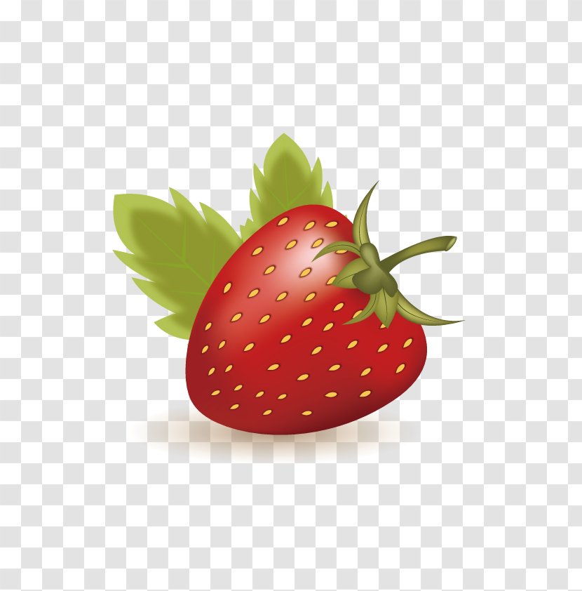 Berry Food - Accessory Fruit - Vector Red Strawberry Transparent PNG