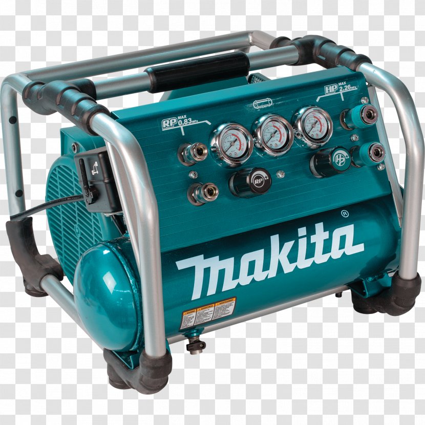 Makita AC310H Air Compressor Tool Nail Gun Transparent PNG