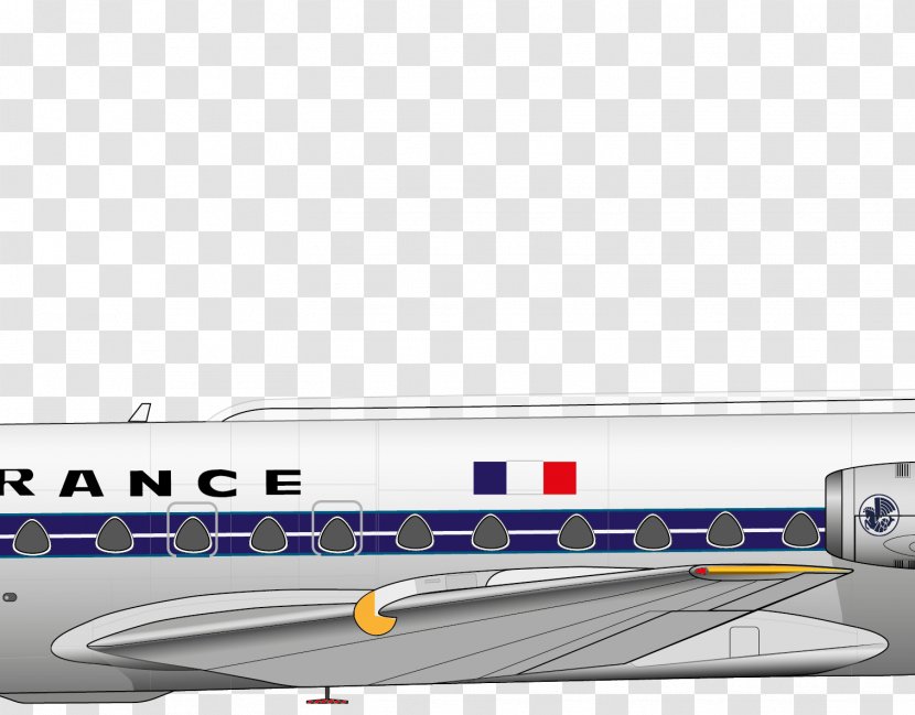 Narrow-body Aircraft Sud Aviation Caravelle Airplane Wide-body - Flap Transparent PNG