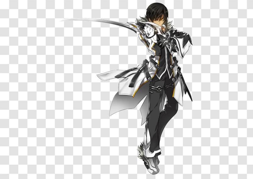 Elsword Blade Role-playing Player Character - Frame - Silhouette Transparent PNG