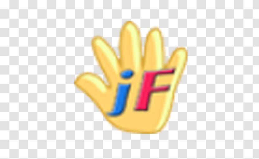 Finger Font - Yellow - Hand Transparent PNG
