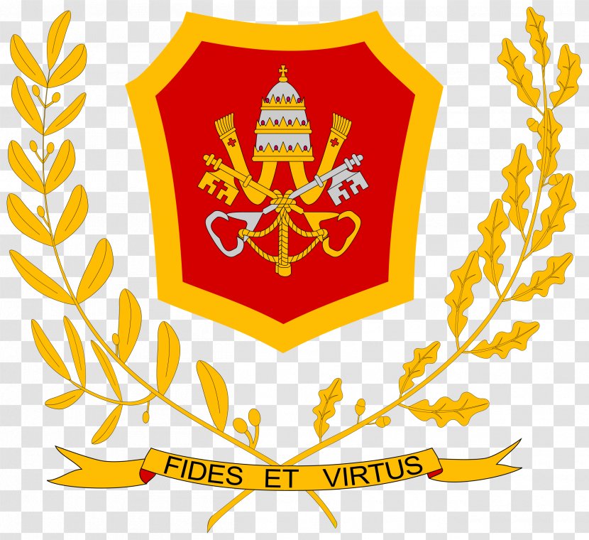Corps Of Gendarmerie Vatican City Holy See Palatine Guard Pontifical Swiss - Crest - Symbol Transparent PNG