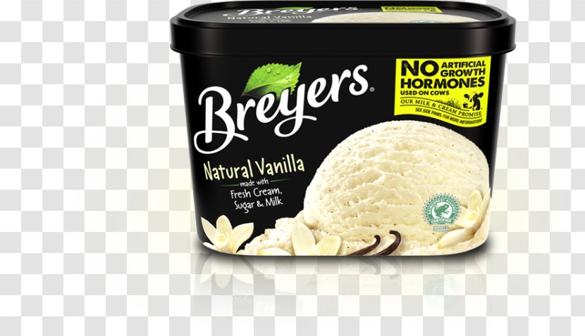 Breyers Ice Cream All Natural Creams - Cartoon - Cups Transparent PNG