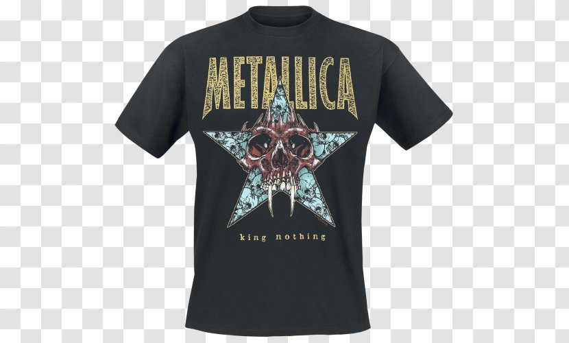 T-shirt Metallica King Nothing Heavy Metal - Top Transparent PNG