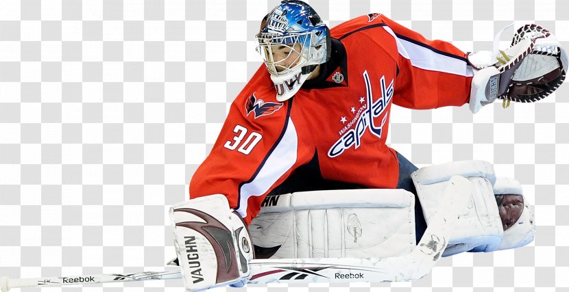 Ice Hockey Goaltender - Michal Neuvirth - Washington Capitals Transparent PNG