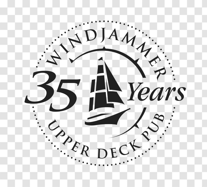 Windjammer Restaurant Logo Brand Font - White Transparent PNG