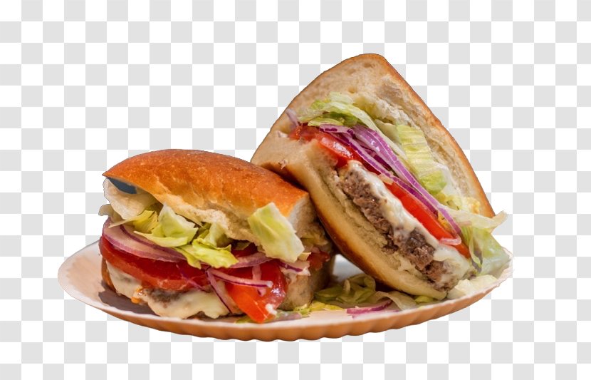 Cheeseburger Buffalo Burger Fast Food Veggie BLT - Hamburger Plate Transparent PNG
