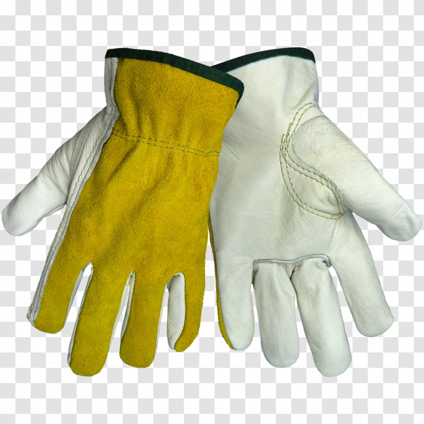 Cut-resistant Gloves Printing Cycling Glove Cattle - Leather - Yellow Transparent PNG