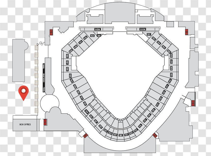Architecture Engineering - Floor Plan - Audi Field Transparent PNG