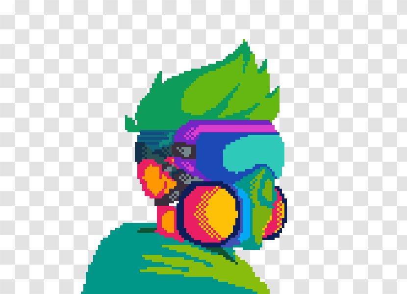 Pixel Art Drawing Painting Clip - Flower - Hotline Miami Font Transparent PNG