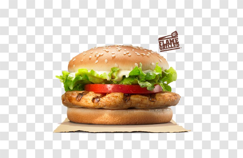 TenderCrisp Burger King Grilled Chicken Sandwiches Whopper Fingers - Fried Food Transparent PNG