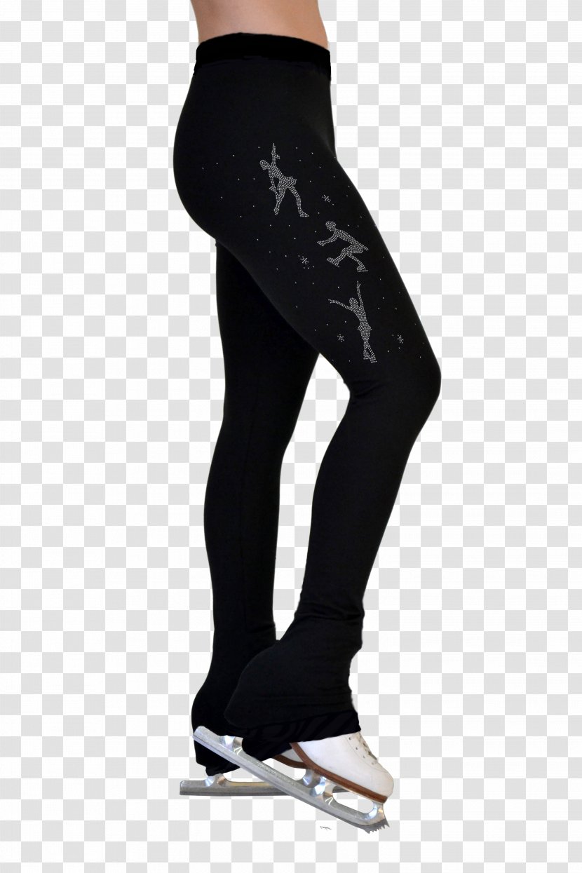 Ice Skating Figure Pants Leggings Skates - Cartoon Transparent PNG